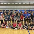 Deltagerne på den anderledes badmintoncamp, målrettet piger, i Skanderborg. Privatfoto