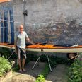 De fleste tog bilen, da havkajakroernes årlige sommertræf blev afholdt i Uddevalla i Sverige i juli. Men Frank Melms fra Skanderborg valgte i stedet at ro derop i sin kajak. Det blev til en tur på 21 dage og 555 kilometer. Foto: MW