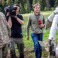 Uffe Dreesen fortæller om krigen i Ukraine til Djursland Landboforenings generalsforsamling. Pressefoto