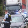 Smadret rude på en personbil på Roskildevej. Foto: Presse-fotos.dk