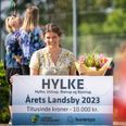 Sidste sommer blev Hylke kåret til Årets Landsby. Nu har landsbyen fået 100.000 kroner fra Norlys Vækstpulje til finansiering af et nyt gulv i forsamlingshuset. Foto: Per Bille