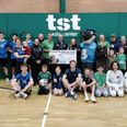 Et lille udsnit af de omkring 2.300 medlemmer af TST poserer foran kameraet i forbindelse med en Bilka-donation. Foto: Privat