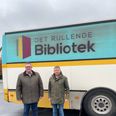 I Syddjurs Kommune drømmer Bjørn Jensen (C) (tv.= og Ole Sønderskov Hansen (A) fra Kultur-, Fritids- og Landdistriktsudvalget om en moderne biblioteksbus til landdistrikterne. Pressefoto