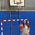 Fra august i år skifter Skanderborg Basket gymnastiksalen i Morten Børup Hallen ud med Gymnasiehallen. Her ses Janni Palmgren i gymnastiksalen. Foto: Privat