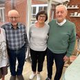 Ane Marie og Jørgen Pedersen (til venstre) har været gift i 65 år, mens Elsebeth Pedersen og Lars Peder Pedersen har været gift i 60 år. Foto: CSJ