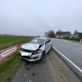 Begge airbags var udløst på denne bil, der torsdag 24. november om morgenen var impliceret i et færdselsuheld på Skanderborgvej i Hadsten. Foto: jr