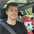 Nicolai Varney har endnu engang hentet legetøj. Foto: Privat.