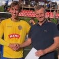 Mikkel Melgaard er fortsat tvivlsom til lørdagens topopgør, men der er et håb i TRIF om, at han kan spille. Arkivfoto