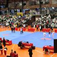 Danish Open i kampsporten taekwondo finder sted i Fælledhallen igen. Billedet her er fra et tidligere stævne. Pressefoto
