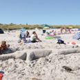 Grenaa Strand er en af de ni strande med Blå Flag i Norddjurs Kommune. Pressefoto