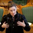 Enhedslistens frontfigur Mai Villadsen kommer til 1. maj komsammen på Kulturhotellet i Rønde. Arkivfoto: Miriam Dalsgaard