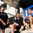 De fire aarhusianske app-iværksættere har fået gevaldig luft under vingerne i coronakrisen. På billedet fra venstre: Martin Jensen, Anders Eggert, Tobias Oliver Eberhard og Ulrik Hunskjær.