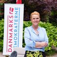 Inger Støjberg mødte pressen på Hvidsten Kro i Spentrup, torsdag den 23. juni 2022, hvor hun startede det nyt parti. Danmarksdemokraterne. Foto: Henning Bagger/Ritzau Scanpix
