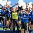 Hørning Håndbolds Boys 12 sikrede sig i en fantastisk slutspurt guldet ved Partille Cup i Sverige. Pressefoto