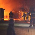 Brandvæsenet havde travlt i Ejstrupholm i går. Foto: Presse-fotos.dk