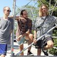 Simon (tv.), Kasper (mf.) og Frederik er tre ud af seks bandmedlemmer i det psykedeliske popband Turquoise Sun.