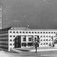 Arkitekterne Arne Jacobsen og Erik Møllers reviderede tegninger af Aarhus Rådhus. Stadsarkitektens Kontor, ca. 1940, Aarhus Stadsarkiv