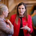 Radikale Venstres Katrine Robsøe (til højre) flytter fra Aarhus. Arkivfoto: Jens Dresling, Politiken