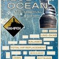 Plakat for årets Blue Ocean Music Festival.