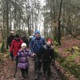 Laura og Benjamin fra Hammel sammen med deres fra Frederik Aulund Glerup var blandt de friske, der besteg Sukkertoppen. Foto: Greenways