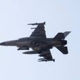 To F-16 kampfly er blevet sendt til Bornholm. Arkivfoto: Joachim Ladefoged