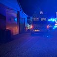 Den blå farve dominerede billedet natten til søndag på Strands Bygade, hvor en gryde, der var ved at koge tør, ufløste en kraftig røgudvikling. Foto: SpotFoto