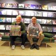 Claus Hvass og Christian Jensen (til højre) glæder sig til at byde velkommen til endnu en omgang Record Store Day i Hinnerup. Arkivfoto: CSJ