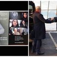 Formanden for foreningen Ny Identitet, Nader Ashkani, kom selv til Thorsø for at aflevere flyers om Sarah til de mange fremmødte venner og bekendte. Tilsendte fotos