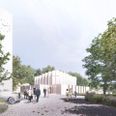 ’Højvangen Kirke’ er navnet på den kommende kirke i Højvangen. Foto: Illustration/Presse