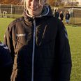 TRIFs Filippa Hog Laursen og holdkammeraterne kan tage turen op i 1. Division, hvis TRIF-pigerne får mindst det ene point i tirsdagens hjemmekamp mod Team Favrskov. Foto: Lars Norman Thomsen