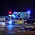 Det var her, færdseluheldet skete. Foto: Presse-fotos.dk