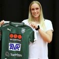 Fysisk stærke Kamilla Bruus bliver den tredje stregspiller i Skanderborg i næste sæson.