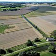Vue ud over Kolindsund med pumpestationen i Enslev nederst. Foto: Asger Christiansen