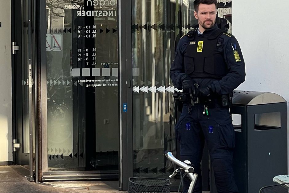 Centret blev evakueret. 