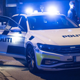 Politiet fandt hurtigt frem til manden med kniven. Foto: Emil Nicolai Helms/Ritzau Scanpix