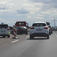 E 20 er spærret på grund af et uheld. Foto: Presse-fotos.dk