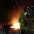 Både politi og brandvæsen blev i weekenden kaldt ud til flere tilfælde af brande i Brabrand. Foto: Presse-fotos.dk