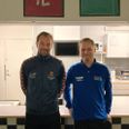 Steen Brøndum (til venstre) og Tommy Funch Rasmussen er det nye trænerteam i spidsen for Hammel GF's bedste fodboldhold. Privatfoto