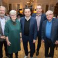 Lions Club Hørning, Lions Club Skanderborg Slot, Lions Club Galten og Lions Club Hørning Q holdt fælles nytårskur, hvor også borgmester Frands Fischer deltog. Pressefoto.