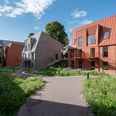 Arkitekterne bruger erfaringerne fra Æbeløen i det nye byggeri ved Søren Frichs Vej. Æbleøen er en nyfortolkning af Øgade-kvarteret. Foto: Mikkel Frost