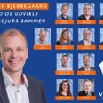 Venstre har 13 kandidater klar til kommunalvalget, som skal forsøge at tippe magtbalancen i Norddjurs. Partiets kandidat Ilka Daniel figurer ikke på dette billede, da hun først senere har meddelt sit kandidatur. Foto: Venstre i Norddjurs