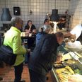 Gang i Gadens Gourmet. "Ja, det blev til 80 stjerneskud forleden," fortæller Christian Rasmussen (th) fra Ulstrup. Privatfoto