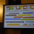 Eksempler på projekter, der har fået støtte af LAG Djursland – power point i stemningsfyldt hotel.