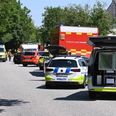 En 23-årig mand kom til skade ved ulykken. Foto: Presse-fotos.dk