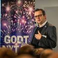 Infrastruktur og arbejdskraft hænger sammen slog borgmester Frands Fischer fast ved den årlige nytårskur for erhvervslivet. 35 procent af alle med et job i Skanderborg Kommune pendler til Aarhus og 50 procent af arbejdspladserne i Skanderborg Kommune er besat af pendlere fra hele Østjylland. Foto: Per BIlle