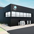 Den nye padelhal i Hammel får fire baner og bliver indrettet sammen med et motionscenter. Pressefoto