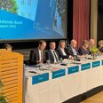 For sidste gang var Lars Møller Kristensen til generalforsamling i Djurslands Bank. Han går på pension 1. juni. Pressebillede