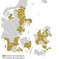 Syddjurs bliver fra 1. marts farvet lysebrun. Kilde: Analyse: BORGERRÅDGIVERE - EN SIKRING AF BORGERNES RETSSIKKERHED. Justitia| Danmarks uafhængige juridiske tænketank
