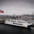 Molslinjen forventer at tage den første elektriske færge i brug i 2028. Arkivfoto: Casper Dalhoff