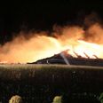 Villabrand i Ryomgård.